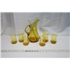 Image 1 : Vintage Amber Juice Set