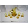 Image 9 : Vintage Amber Juice Set