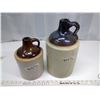 Image 1 : 2 Whiskey Jugs - 1 Gal, 1/2 Gal