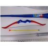 Image 2 : Plastic Kids Toys - Bow and Arrow, Light Sword, Horn
