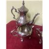 Image 2 : 4 Pc- Silver Plated Tea Set