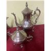 Image 3 : 4 Pc- Silver Plated Tea Set