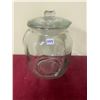 Image 1 : Peanut Jar + Lid 12"H x 8" W