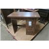 Image 1 : Single Pedestal Wood Desk - 20x36x30H"