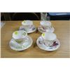 Image 1 : 4 Cups & Saucers - English Made China