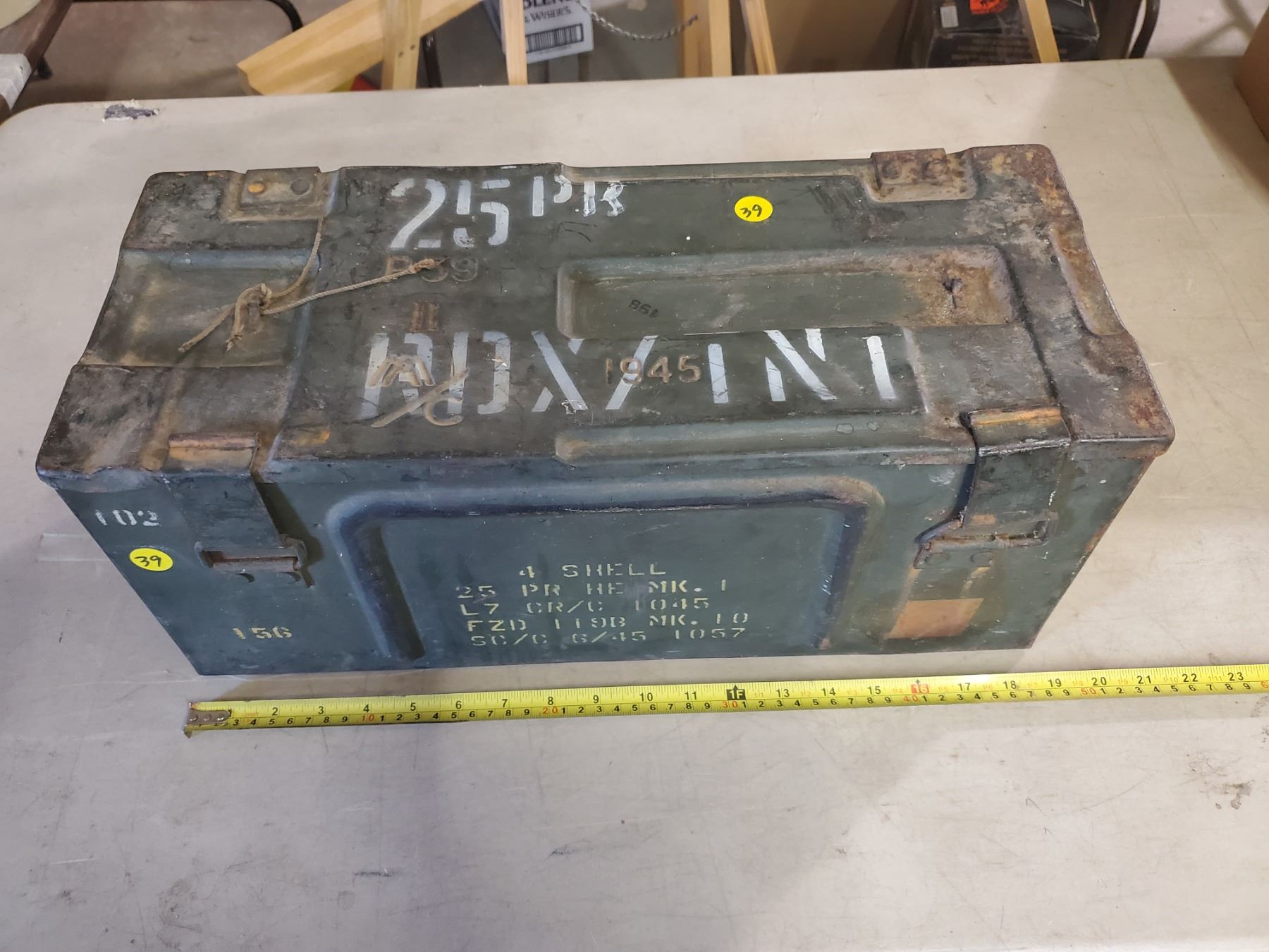 MILITARY SHELL BOX