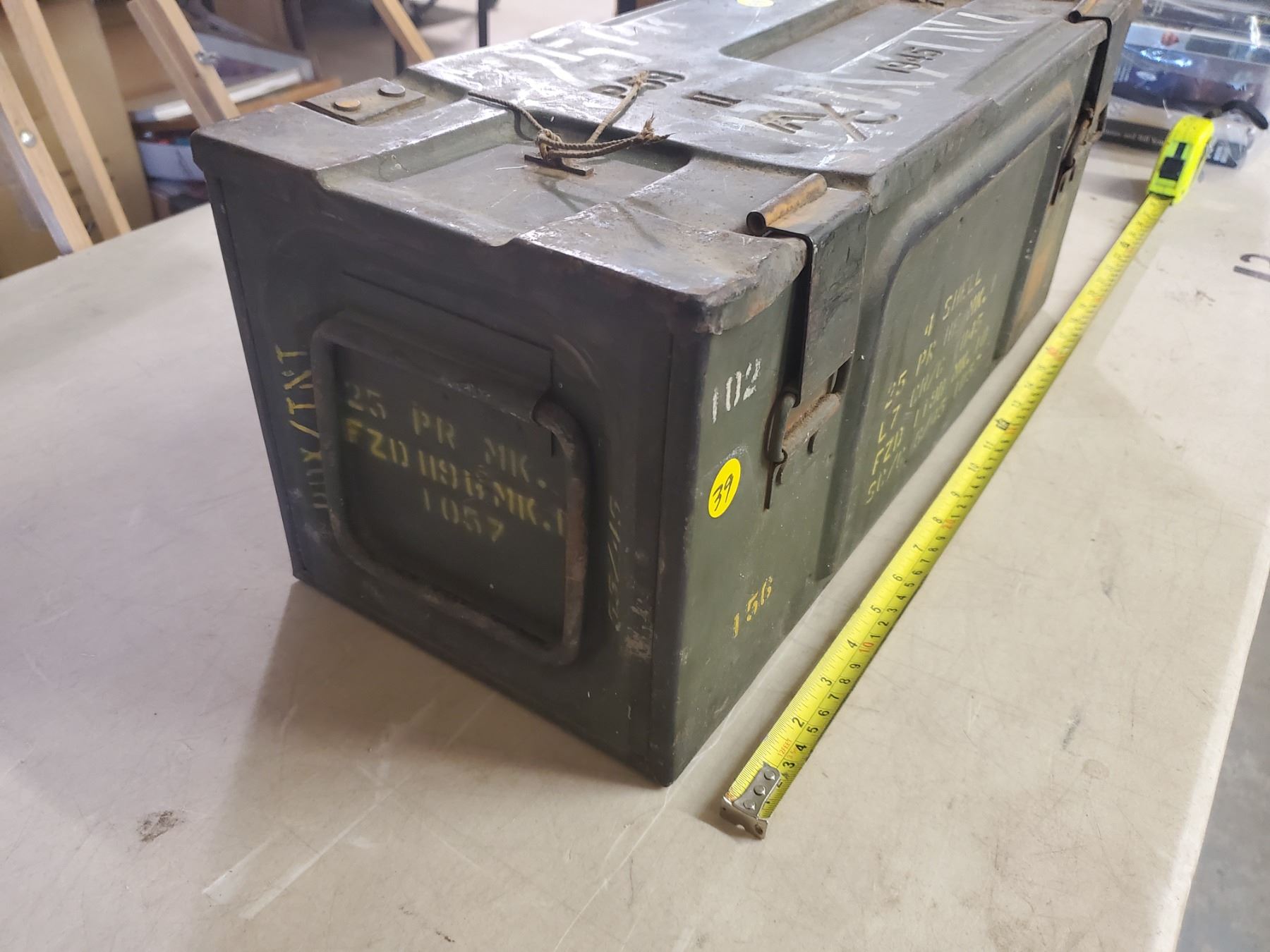 MILITARY SHELL BOX