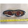 Image 3 : ANTIQUE WELDING GOGGLES & MOISON OIL BOTTLE