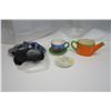 Image 2 : Small Teacup Planter, Small Watering Can Planter, Ring Holder & Lot of Candle Holders