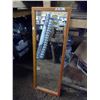 Image 1 : Wooden Framed Mirror - 18 1/2" x 51"