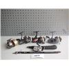 Image 1 : Lot of 4 fishing reels and mini kast rod/reel