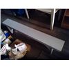 Image 2 : Painted Wooden Flat Bench 6'W