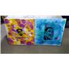 Image 1 : (2) Inspirational Water Art Canvas Paintings Approx. 19.5"x19.5"