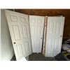 Image 1 : 3 White Exterior Doors 30"w x 80"H