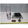 Image 1 : Lot of Misc. Items - Vintage Planter, Gilson Guelph Check Draft, Eco Service Station Hardware, Tray
