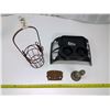 Image 2 : Lot of Misc. Items - Vintage Planter, Gilson Guelph Check Draft, Eco Service Station Hardware, Tray