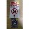 Image 1 : Smart Hockey VHS Tape W/ Mike Bossy + Baseball Card "The Rookies" Joey Bart