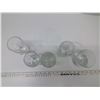 Image 2 : Lot of 5 Glasses (Set of 4+1)