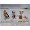 Image 2 : Lot of Ceramic, etc. Ornaments (Birds, Skunks, Trophy)