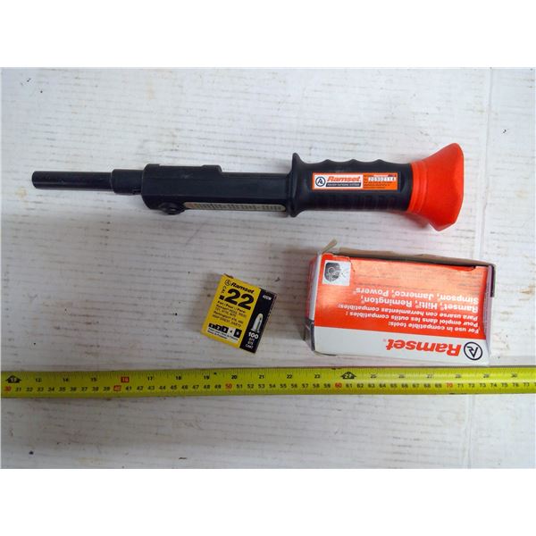 Ramset Hammer Shot, .22cal Powder Actuated Loads, and Low Velocity