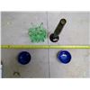 Image 2 : 4 Pieces of Misc. Glass/Ceramic Décor