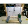 Image 1 : Lot of Misc. Items - Dolly, Trash Bag Stands, and Vintage Gas Can
