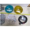 Image 2 : Lot of Garden Items - Bird Seed, Steppingstones, Fountain Pump, Glass Décor, and Insecticide