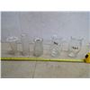 Image 1 : 5 Clear Glass Vases