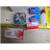 Image 2 : Lot of Office Supplies - Paper Clips, Hole Puncher, 5x7 Envelopes, Staples, Bottle Moisteners, Clear