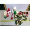 Image 1 : Xmas Lot - Candles, Wreaths, and Tins