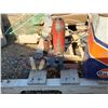 Image 2 : antique auto lot - Gulf oil tin, trailer hitches, bottle jack, hand brace