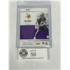 Image 2 : Mike Hughes Minnesota Vikings 2018 Panini Illusions Football Card Singed 50/50