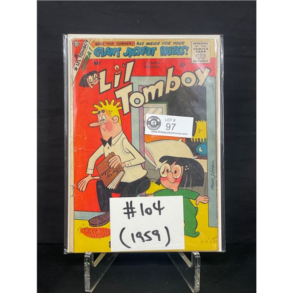 CDC li'l Tomboy No. 104 (1959) 10 Cents on board in bag