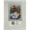 Image 1 : Matt Vierling Philidelphia Phillies 2018 Topps B Chrom 1st Bowman Signed Card