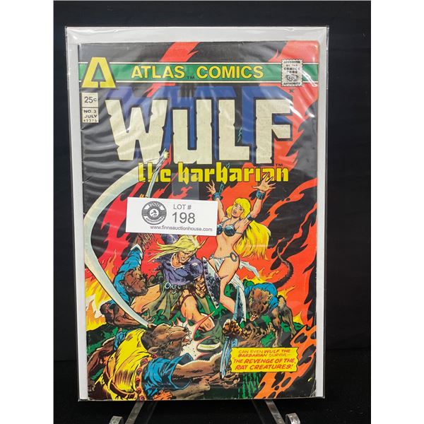 Atlas Comics Wulf the Barbarian no. 3 on board in bag