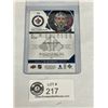 Image 2 : Connor Hellebuyck Winnipeg Jets 2018-2019  Upper Deck SP Authentic Limited Signed card