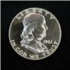 Image 1 : 1961 PROOF SILVER FRANKLIN HALF DOLLAR