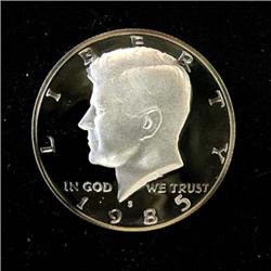 1985-S PROOF KENNEDY HALF DOLLAR