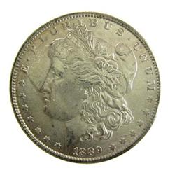 1889-P MORGAN SILVER DOLLAR #34 BRILLIANT UNCIRCULATED