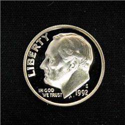 1992-S PROOF ROOSEVELT DIME