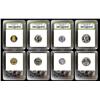 Image 1 : 1961 FOUR COIN SLABBED SILVER PROOF SET