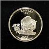 Image 3 : FULL ROLL OF 2005-S PROOF KANSAS QUARTERS
