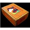 Image 4 : COREAH INDIAN OLD STYLE CIGAR BOX WITH COIN COLLECTION