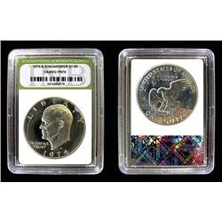 SLABBED 1974-S PROOF EISENHOWER DOLLAR