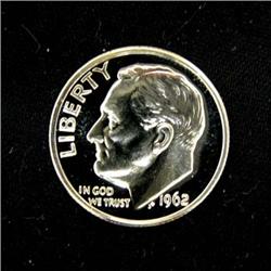 1962 PROOF SILVER ROOSEVELT DIME