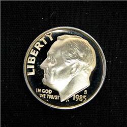 1985-S PROOF ROOSEVELT DIME