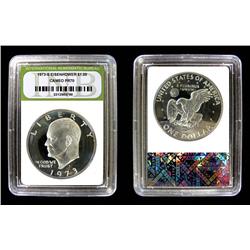 SLABBED 1973-S PROOF EISENHOWER DOLLAR