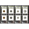 Image 1 : 1963 FOUR COIN SLABBED SILVER PROOF SET