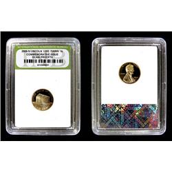 Slabbed Proof 2009 S Lincoln Log Cabin Penny