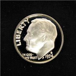 1974-S PROOF ROOSEVELT DIME